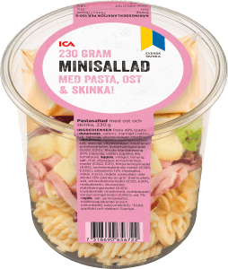 Minisallad med Pasta Ost & Skinka
