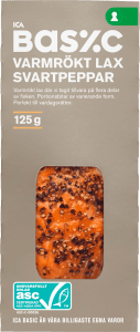 Lax Färsk Varmrökt Peppar