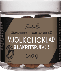 Lakritskulor Mjölkchokladdragerad
