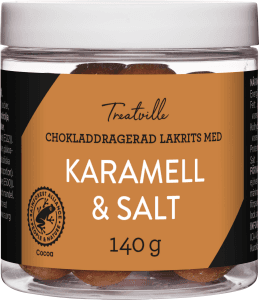 Lakritskulor Chokladdragerad lakrits-karamell