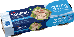 Tonfisk i vatten 3x