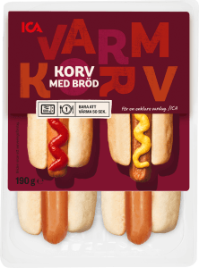 Färdigmat Korv med bröd