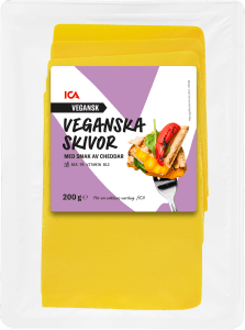 Ost Cheddar Skivor Vegansk