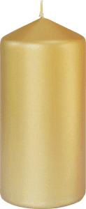Blockljus glitter guld