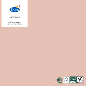 Servetter Mel Rose 33X33cm