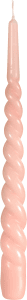 Twistade Ljus Mellow Rose 28cm