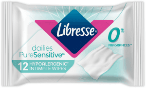Intimservetter Pure Sensitive Oparfymerade