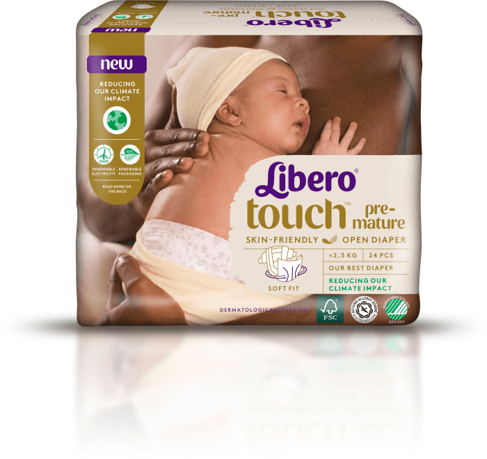Blöjor Touch Prematur Miljömärkt