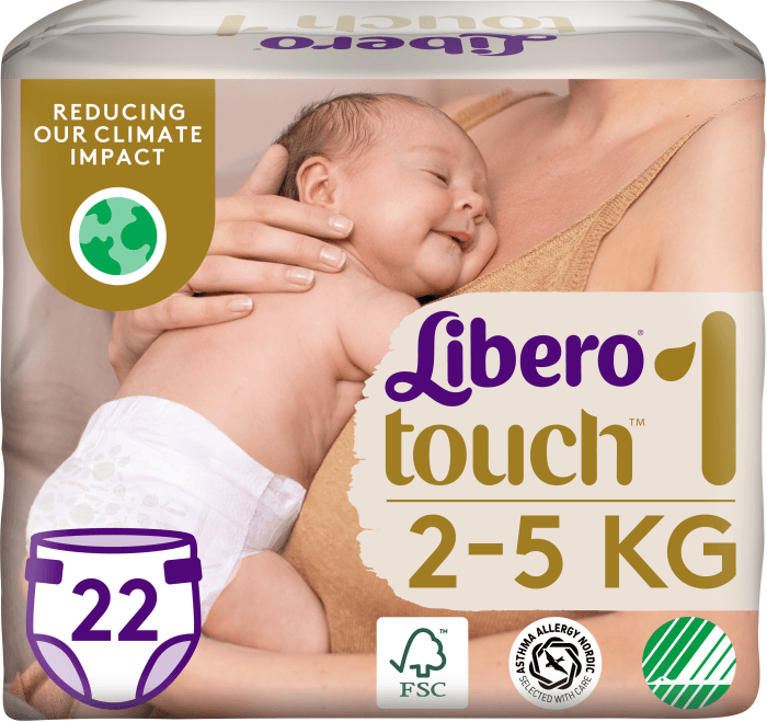 Blöjor Touch Open (1) 2-5kg
