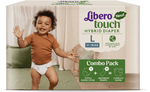Touch L Combo Pack -18kg Tejpblöjor