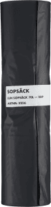Sopsäck Svart 70L