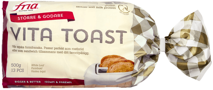 Vita Toast Glutenfri Fryst
