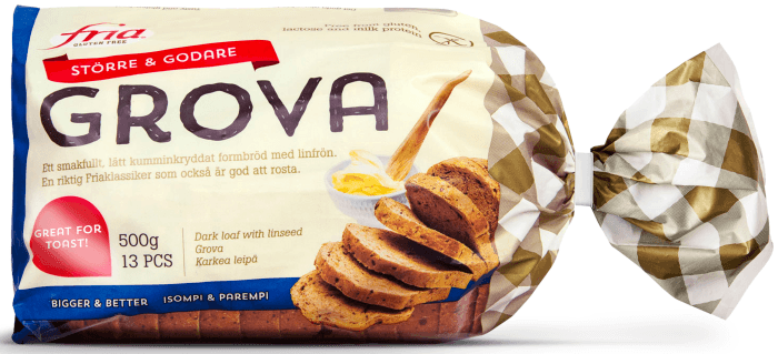 Formbröd Grova Glutenfri Fryst