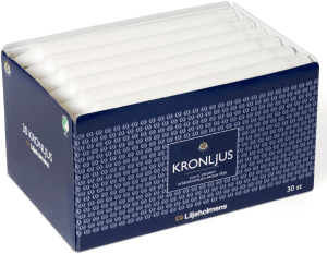 Kronljus Vita 20cm