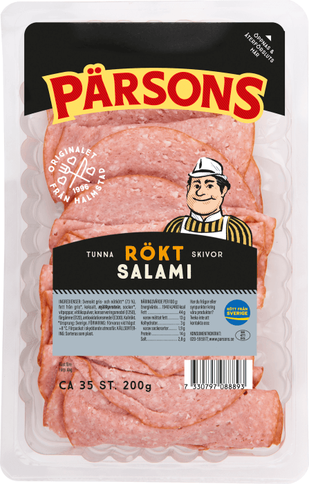 Salami Rökt Skivad