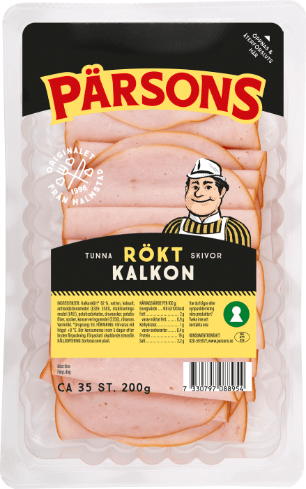 Rökt Kalkon Tunna Skivor