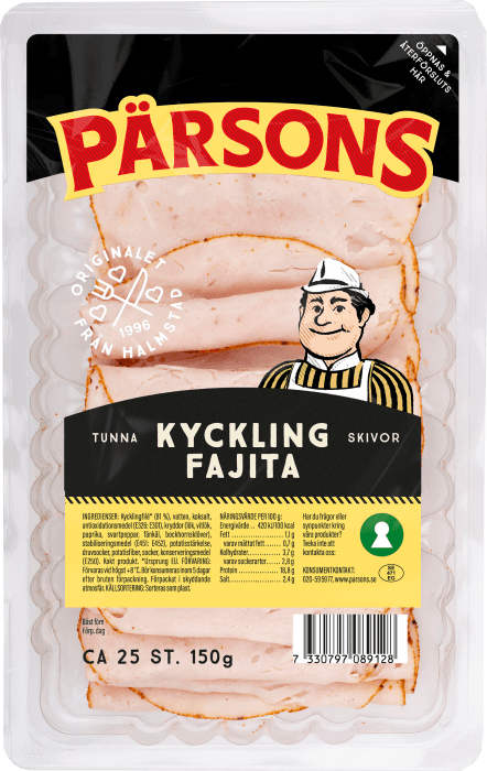 Kyckling Fajita Tunna Skivor