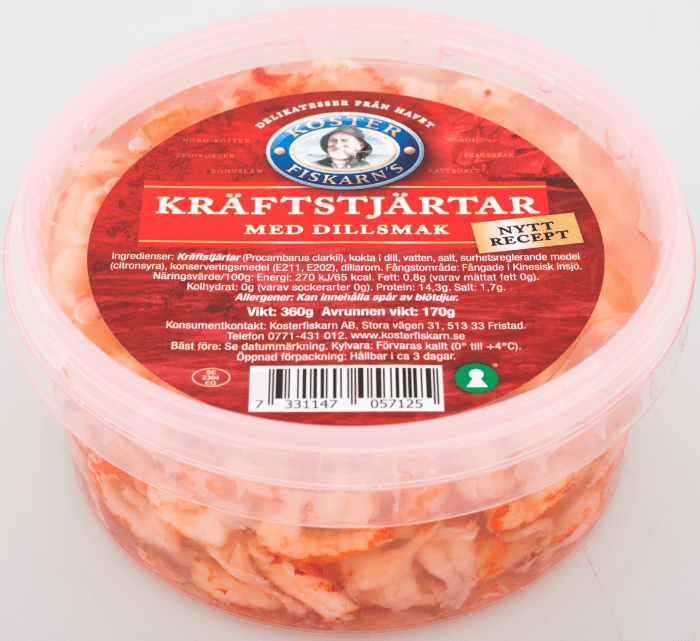 Kräftstjärtar Dillsmak