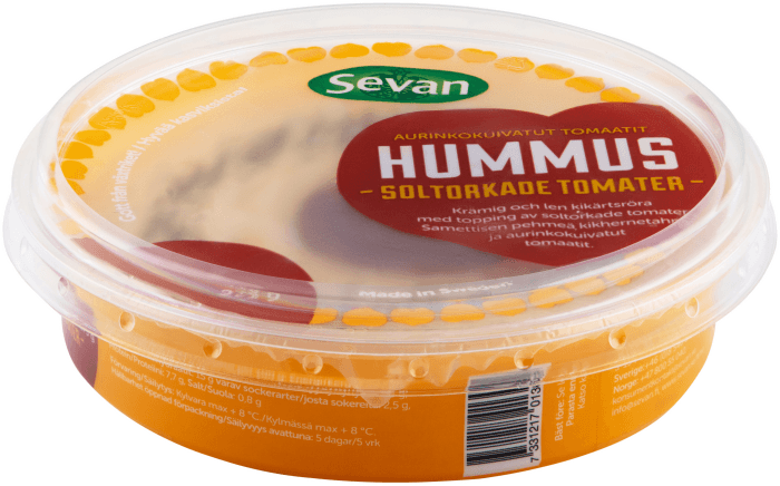 Hummus Soltorkade Tomatar