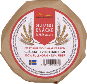 Delikatessknäcke Svartkummin135g bageriet