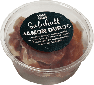 Skinka Lufttorkad Jamon Duroc Saluhall ånader