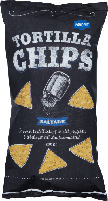 TORTILLA CHIPS SALTADE