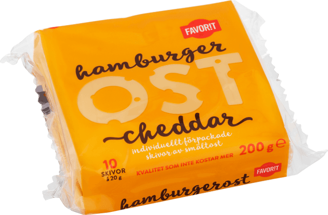 Hamburgerost cheddar