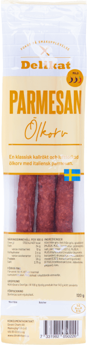 Ölkorv Parmesan 3x40g