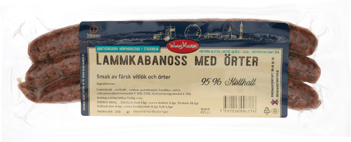 Lammkabanoss Örter & vitlök