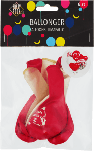 Ballongbukett 6-Pack