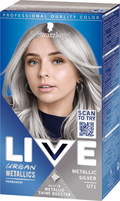 Hårfärg U71 Metallic Silver