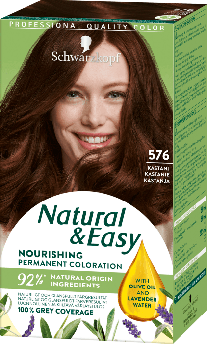 Hårfärg Natural & Easy Kastanj 576