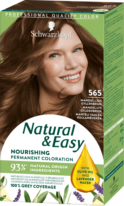 Hårfärg Natural & Easy Mandel Gyllenbrun 565