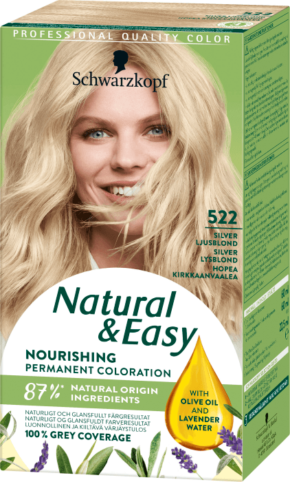 Hårfärg 522 Silver Ljusblond