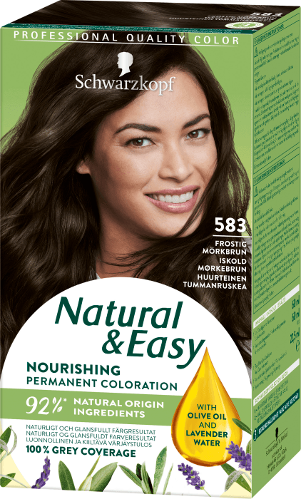 Hårfärg Natural & Easy Frostig Mörkbrun 583