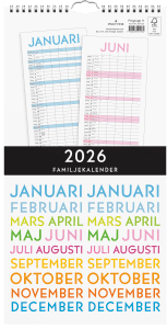 Familjekalend Trend 2026