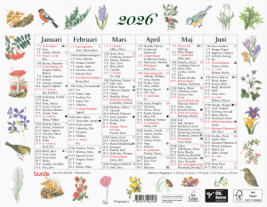 Kalender Lilla Naturalmanackan 2026