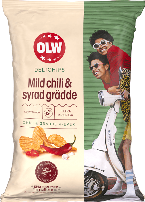 Delichips Chili & Syrad Grädde