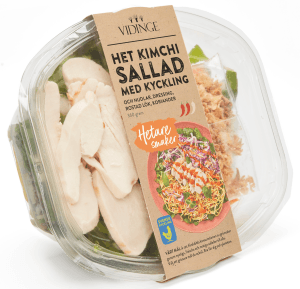 Het Kimchisallad med Kyckling