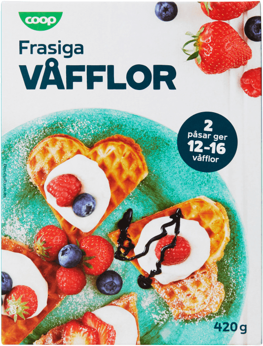 Bakmix Frasvåfflor