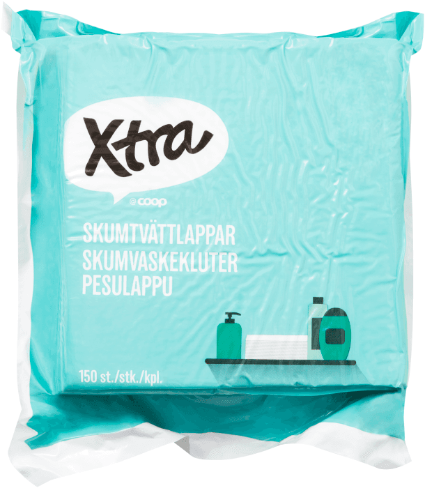Skumtvättlapp