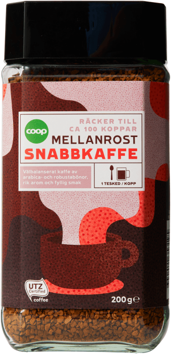 Snabbkaffe Mellanrost