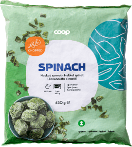 Spenat Hackad