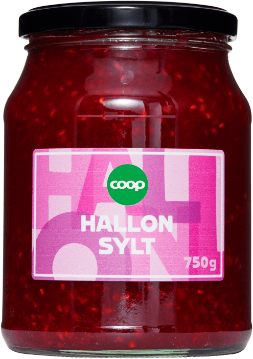 Hallonsylt
