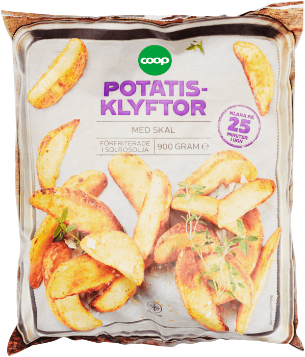 Potatisklyftor Med Skal