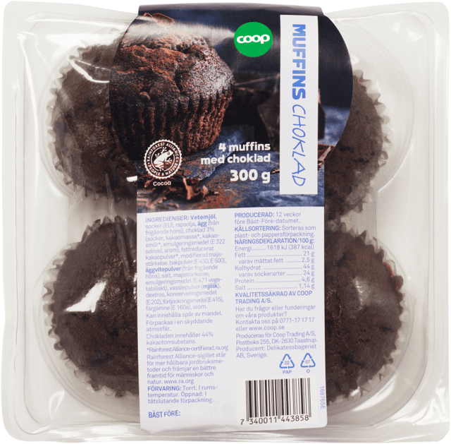 Muffins Choklad