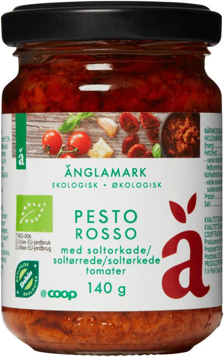 Pesto Rosso med Soltorkade Tomater Eko