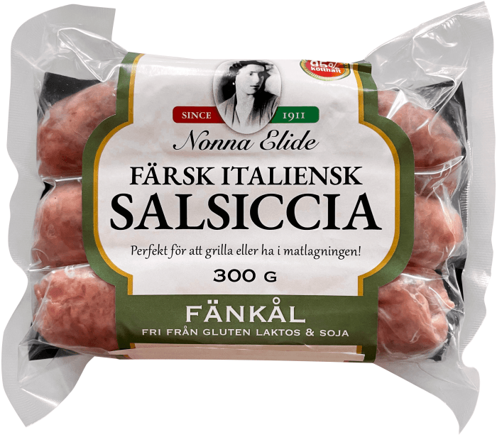 Färsk Salsiccia Fänkål