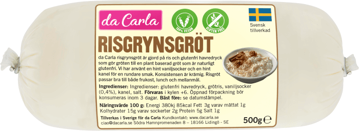 Risgrynsgröt Vegansk