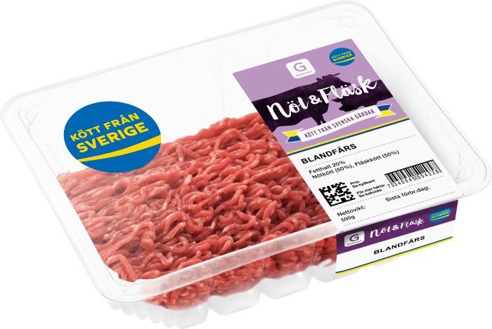 Blandfärs 20% Sverige